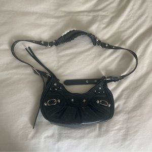 Ego Black Studded Bag